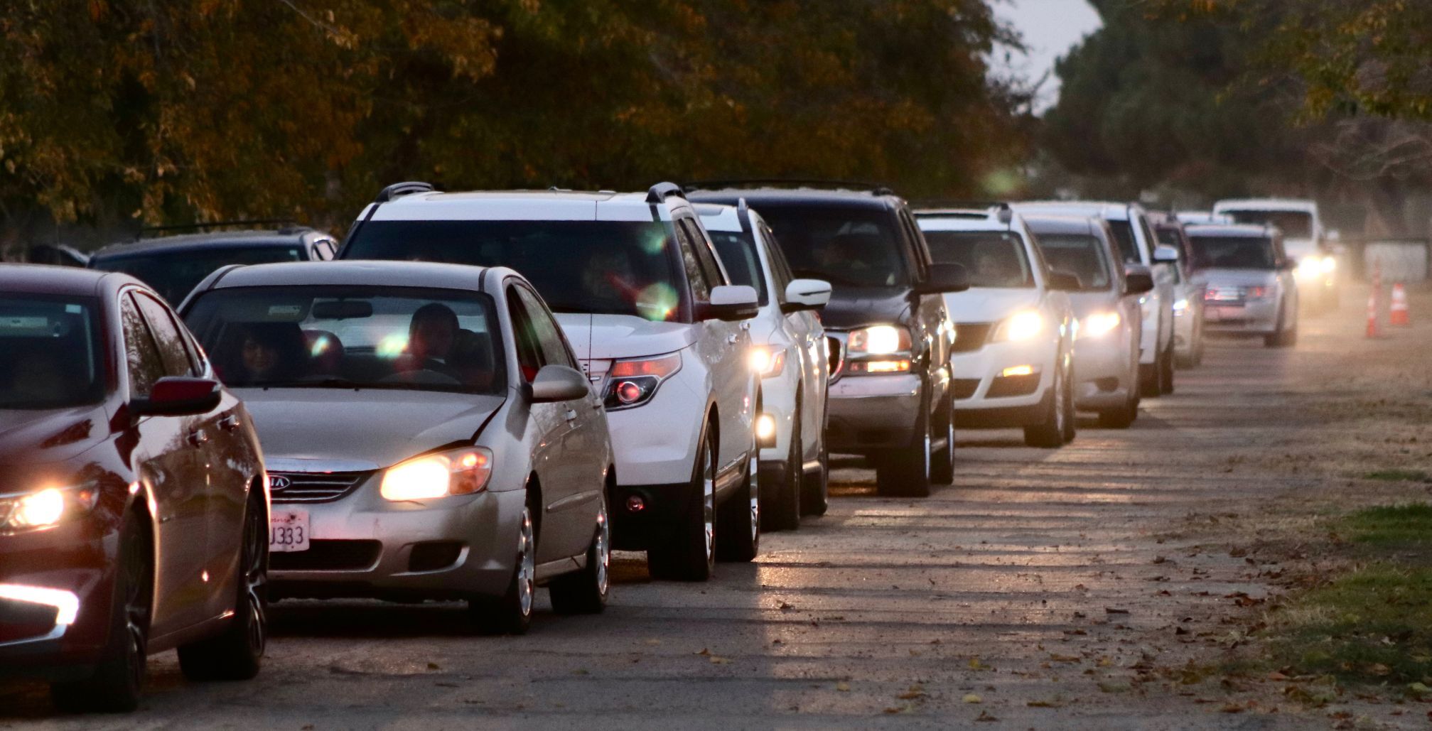 Hanford Christmas Parade lines